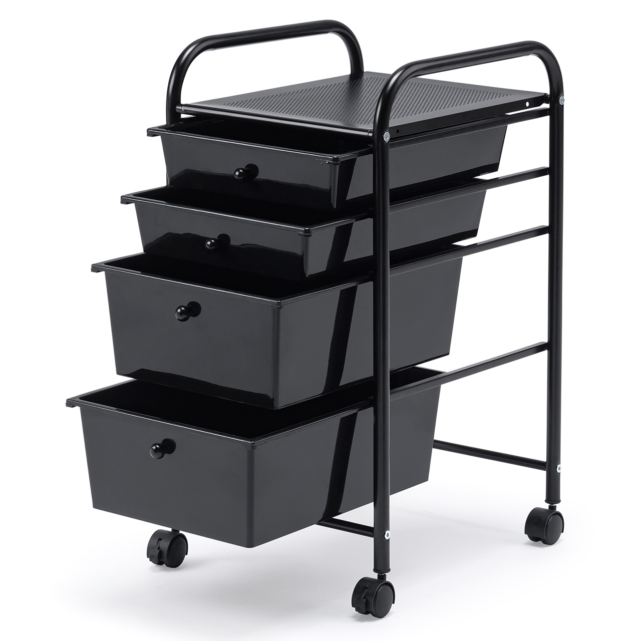 �f�X�N���S�� �����g���[ 4�i �L���r�l�b�g �L���X�^�[�t�� �T�C�h���S�� A4�T�C�Y�Ή� �u���b�N