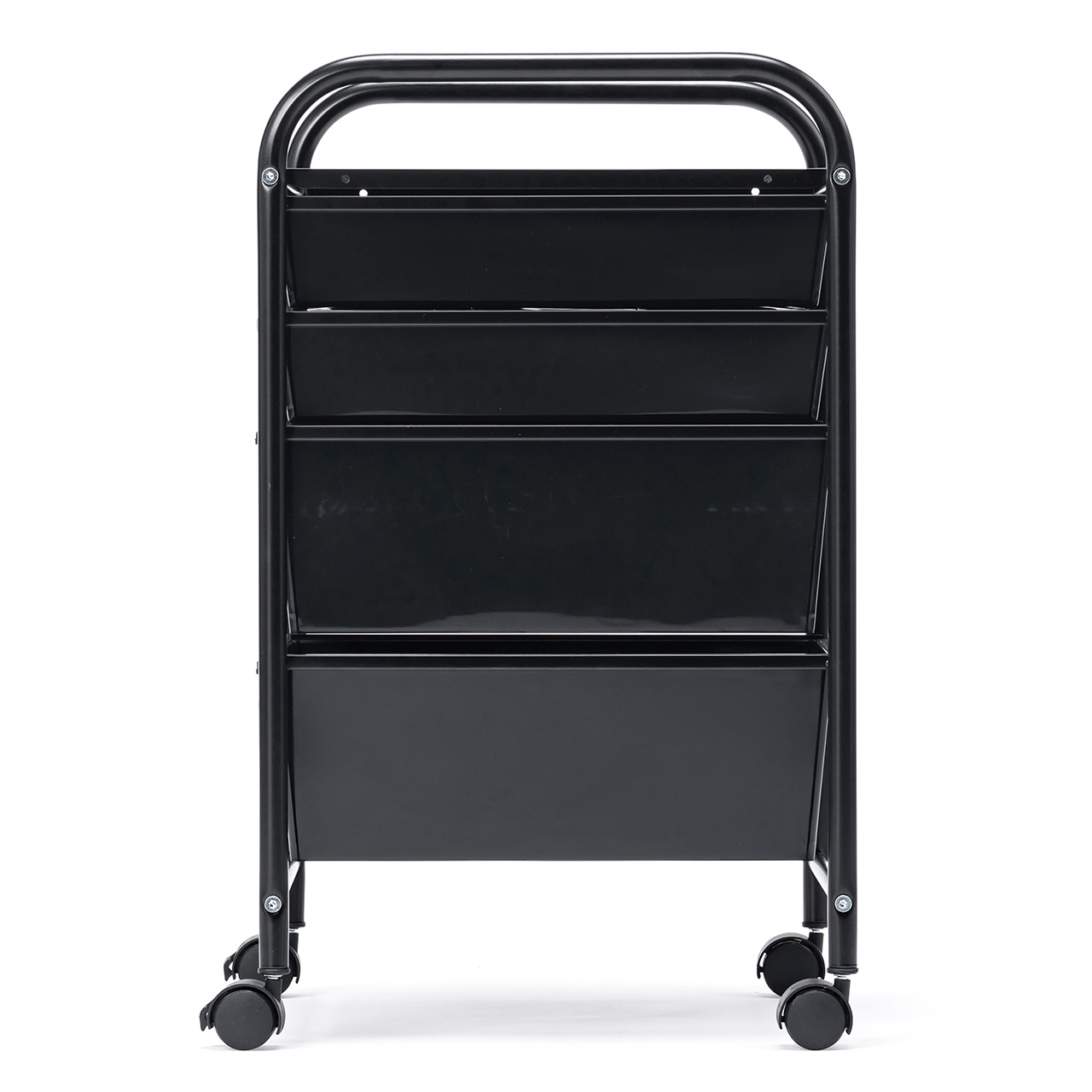 �f�X�N���S�� �����g���[ 4�i �L���r�l�b�g �L���X�^�[�t�� �T�C�h���S�� A4�T�C�Y�Ή� �u���b�N