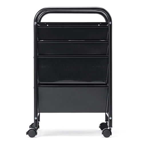 �f�X�N���S�� �����g���[ 4�i �L���r�l�b�g �L���X�^�[�t�� �T�C�h���S�� A4�T�C�Y�Ή� �u���b�N