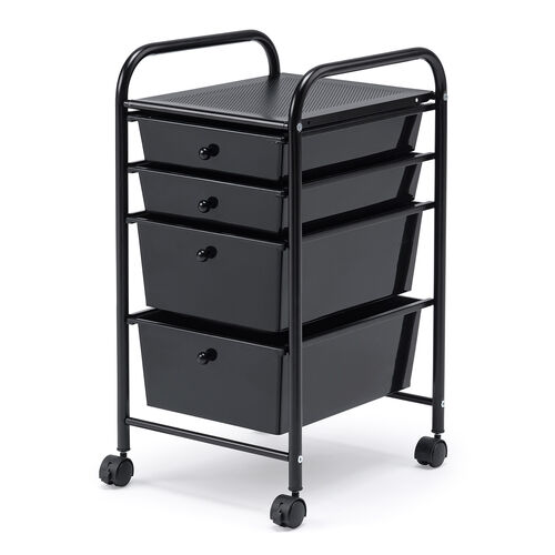 �f�X�N���S�� �����g���[ 4�i �L���r�l�b�g �L���X�^�[�t�� �T�C�h���S�� A4�T�C�Y�Ή� �u���b�N