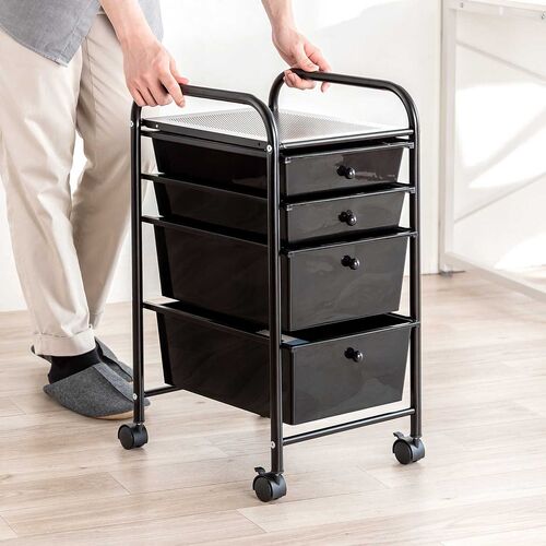 �f�X�N���S�� �����g���[ 4�i �L���r�l�b�g �L���X�^�[�t�� �T�C�h���S�� A4�T�C�Y�Ή� �u���b�N