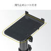 スピーカースタンド 小型 卓上 据え置き 高さ25～34.5cm 角度調整可能 天板13.5×9cm 耐荷重5kg 100-SPSTN04