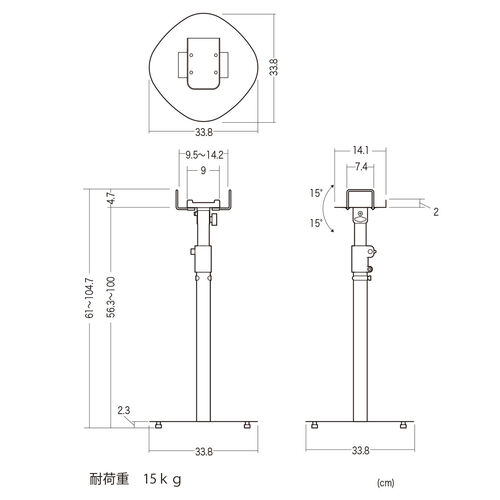 yVi|Cg10{zXs[J[X^h tA[p ^Xs[J[ 2{Zbg 56`100cm 14~14cmΉ XpCN^AWX^[t PCXs[J[ ω׏d15kg ubN 100-SPSTN06
