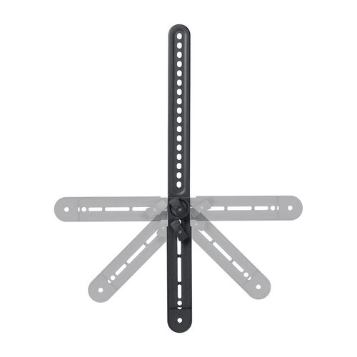 �T�E���h�o�[�X�^���h VESA�}�E���g 75�`600mm �X�s�[�J�[�X�^���h �ėp ���t������ �ω׏d 5kg �㉺�Ή� �e���r�X�^���h���p�\