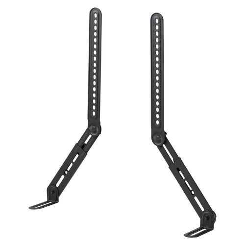 �T�E���h�o�[�X�^���h VESA�}�E���g 75�`600mm �X�s�[�J�[�X�^���h �ėp ���t������ �ω׏d 5kg �㉺�Ή� �e���r�X�^���h���p�\