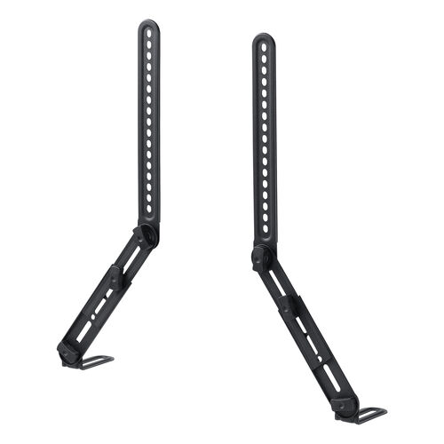 �T�E���h�o�[�X�^���h VESA�}�E���g 75�`600mm �X�s�[�J�[�X�^���h �ėp ���t������ �ω׏d 5kg �㉺�Ή� �e���r�X�^���h���p�\