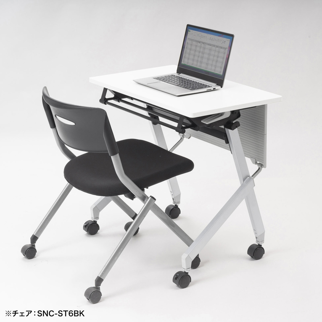 �܂肽���݃e�[�u�� �w�K�m�� �t���b�v�e�[�u�� �t�H�[���f�B���O�f�X�N �V��75cm �V���s45cm �L���X�^�[�t�� ���I�t�� ���t�� �ؖڒ� �I���O�b�Y �X�^�b�L���O �V���o�[�t���[��