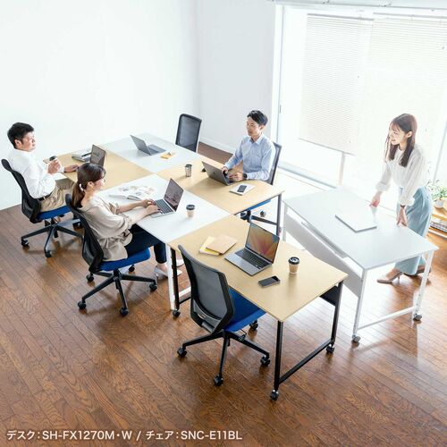 �p�\�R���f�X�N �t���L�V�u���f�X�N W1200 �ؖ� �����ύX 2�i�K ����70cm ����72cm ��^�P�[�u���g���[�t �L���X�^�[ �A�W���X�^�[ �ω׏d50kg