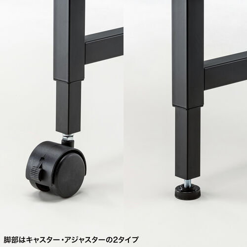 �p�\�R���f�X�N �t���L�V�u���f�X�N W1200 �ؖ� �����ύX 2�i�K ����70cm ����72cm ��^�P�[�u���g���[�t �L���X�^�[ �A�W���X�^�[ �ω׏d50kg