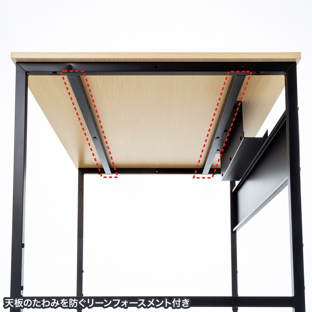 �p�\�R���f�X�N �t���L�V�u���f�X�N W1200 �ؖ� �����ύX 2�i�K ����70cm ����72cm ��^�P�[�u���g���[�t �L���X�^�[ �A�W���X�^�[ �ω׏d50kg