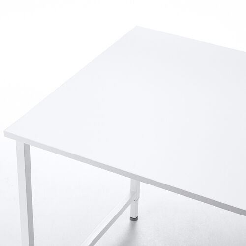 �p�\�R���f�X�N �t���L�V�u���f�X�N W1400 �z���C�g �����ύX 2�i�K ����70cm ����72cm ��^�P�[�u���g���[�t �L���X�^�[ �A�W���X�^�[ �ω׏d50kg
