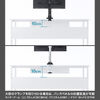 �p�\�R���f�X�N �t���L�V�u���f�X�N W1400 �z���C�g �����ύX 2�i�K ����70cm ����72cm ��^�P�[�u���g���[�t �L���X�^�[ �A�W���X�^�[ �ω׏d50kg