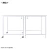 �p�\�R���f�X�N �t���L�V�u���f�X�N W1400 �z���C�g �����ύX 2�i�K ����70cm ����72cm ��^�P�[�u���g���[�t �L���X�^�[ �A�W���X�^�[ �ω׏d50kg