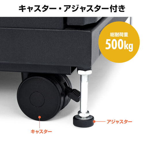 サンワサプライ製 サーバーラック 19インチ 中型 24U 100-SV002② サーバーラック 19インチ 中型 24U 奥行100cm メッシュパネル 棚