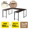 �R�̎��f�X�N �V���v���f�X�N3 DTM�f�X�N ��180cm ���s150cm �u���E�� ���j�^�A�[���Ή�