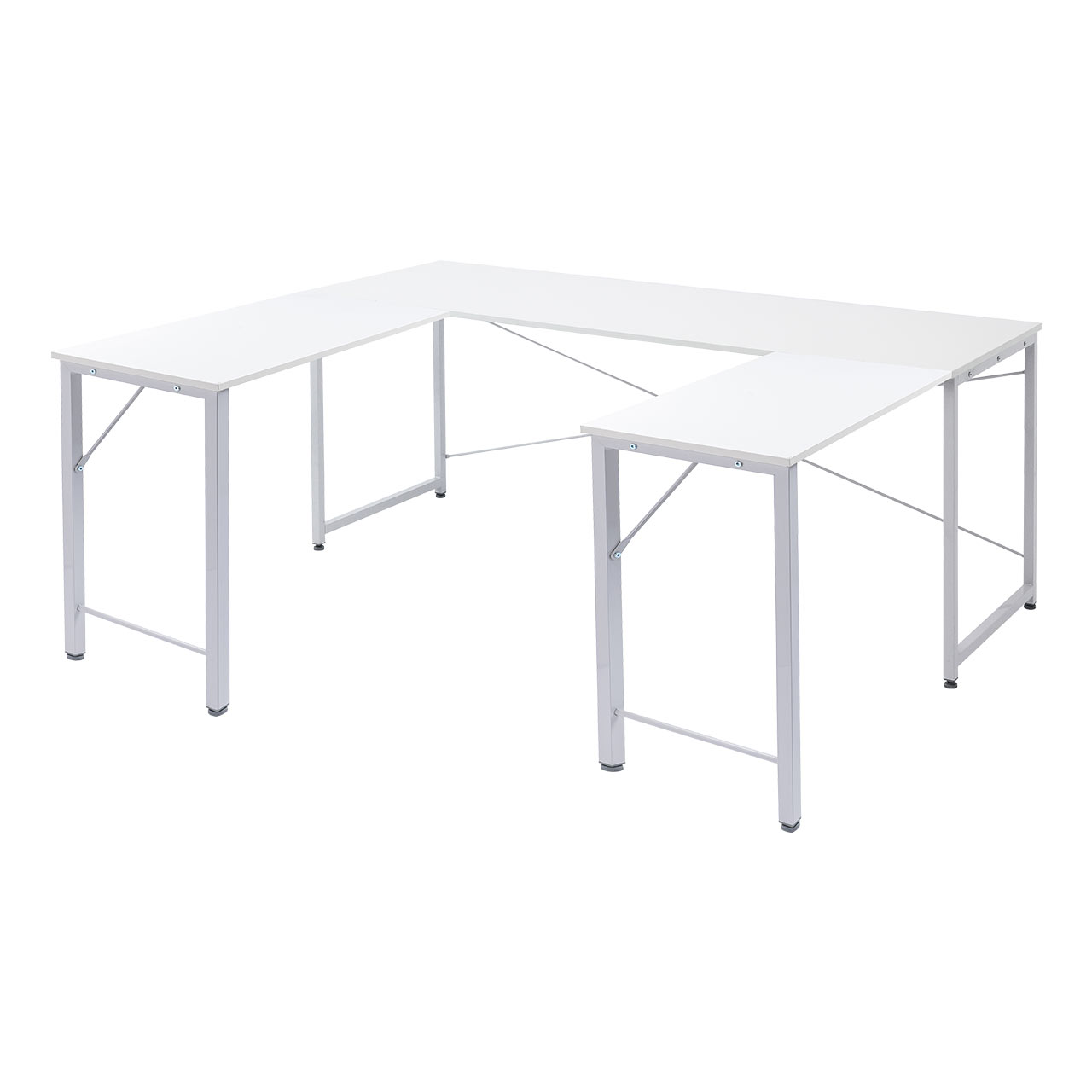 �R�̎��f�X�N �V���v���f�X�N3 DTM�f�X�N ��180cm ���s150cm �z���C�g ���j�^�A�[���Ή�