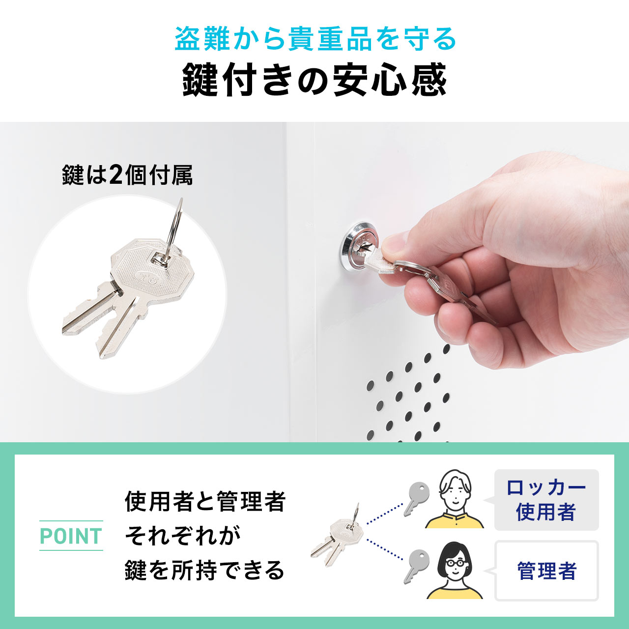 オープニング 大放出セール セキュリティボックス 小型 ホワイト 鍵付き スチール製 押し花・ドライフラワー花材