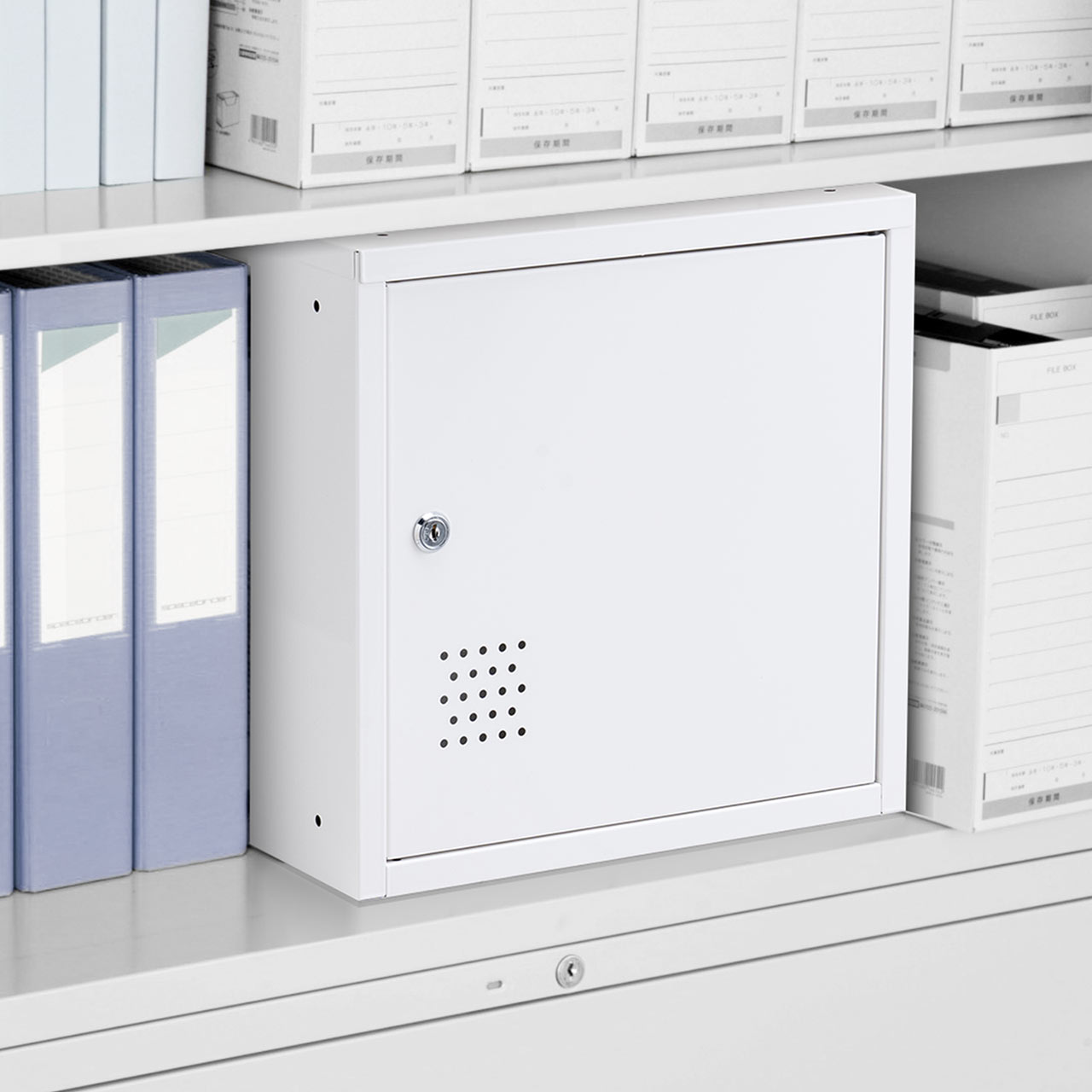 �Z�L�����e�B�{�b�N�X �h�Ѓ��b�J�[ ���^ �X�`�[���� ���t�� �z���C�g ���b�J�[ �u�b�N�g���[�t�� �X�^�b�L���O�\ �ȒP�g�� A4 ���� �Z�L�����e�B���C���[ 4�Z�b�g