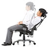 オフィスチェア メッシュ シンクロロッキング ランバーサポート ヘッドレスト アームレスト モールドウレタン テレワーク 腰痛対策