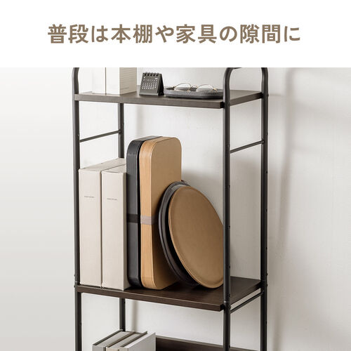 収納できる丸形スツール