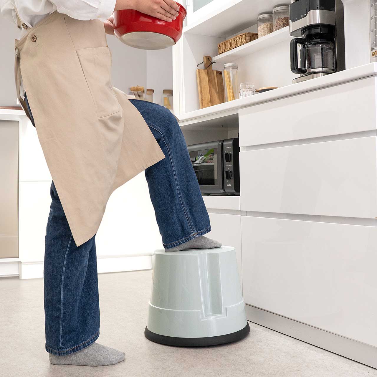 �X�e�b�v�X�c�[�� ���ݑ� �L���X�^�[�t�� �X�g�b�p�[�@�\�t�� ����30cm 1�i�^�C�v �X�^�b�L���O�\ �ω׏d150kg ���ϋv �O���[