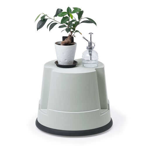 �X�e�b�v�X�c�[�� ���ݑ� �L���X�^�[�t�� �X�g�b�p�[�@�\�t�� ����30cm 1�i�^�C�v �X�^�b�L���O�\ �ω׏d150kg ���ϋv �O���[