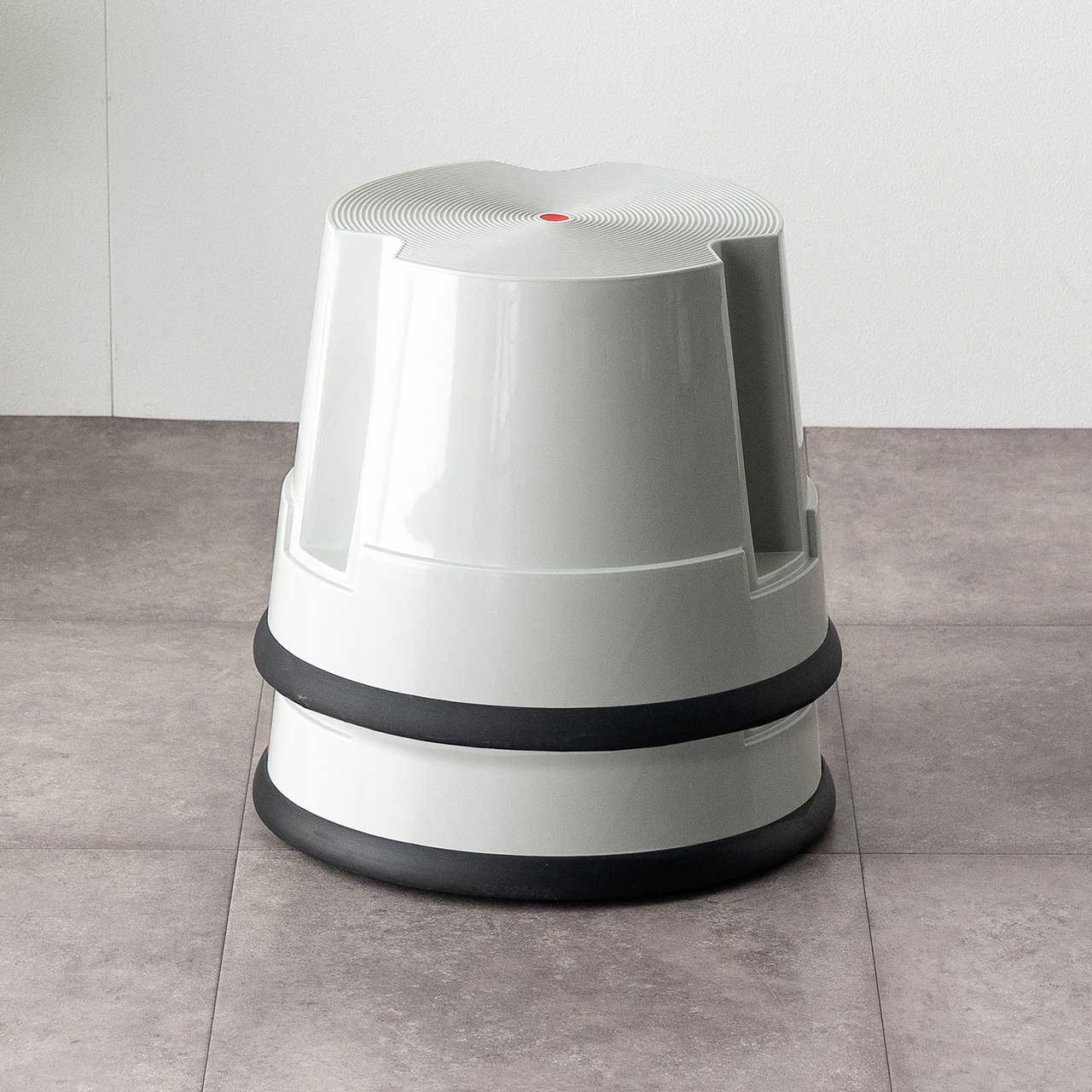 �X�e�b�v�X�c�[�� ���ݑ� �L���X�^�[�t�� �X�g�b�p�[�@�\�t�� ����30cm 1�i�^�C�v �X�^�b�L���O�\ �ω׏d150kg ���ϋv �O���[