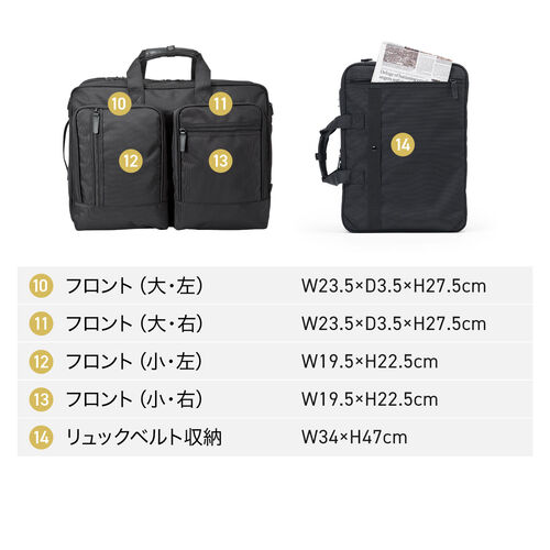 rWlXobO 3WAY K[gobO nK[t X[cobO 35L A3TCY 15.6^m[gPCΉ X[c[ t  o bN | 200-BAG093