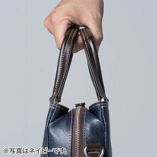 希少】豊岡鞄 ビジネスバッグ A4収納可 自立可 PVC レザー