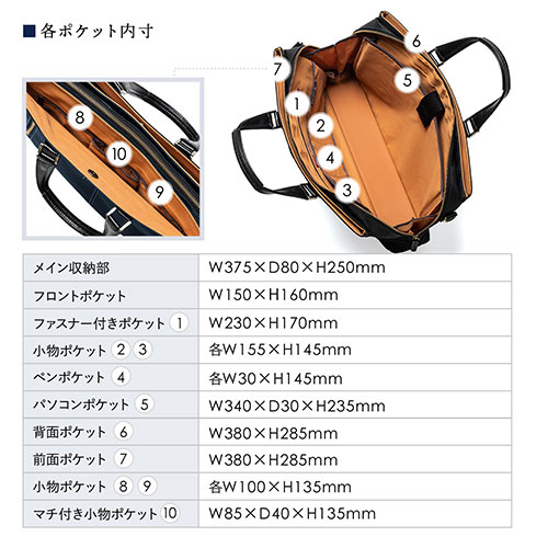ビジネスバッグ 日本製 メンズ 豊岡縫製 ブランド 国産素材 鎧布 13.3型ワイド A4 2way 高強度ナイロン ダブル収納 三方ファスナー ブラック