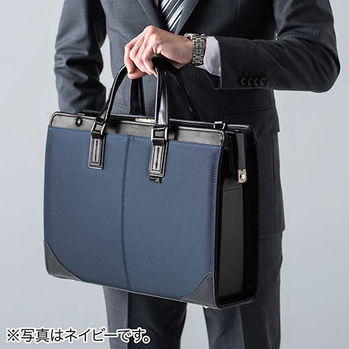 鎧布ダレスバッグ ブラック 豊岡 日本製 ビジネスバッグ 200-BAG164BK 