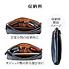 ミニショルダーバッグ サコッシュ デニム 日本製 ショルダーベルト付属 ブラック