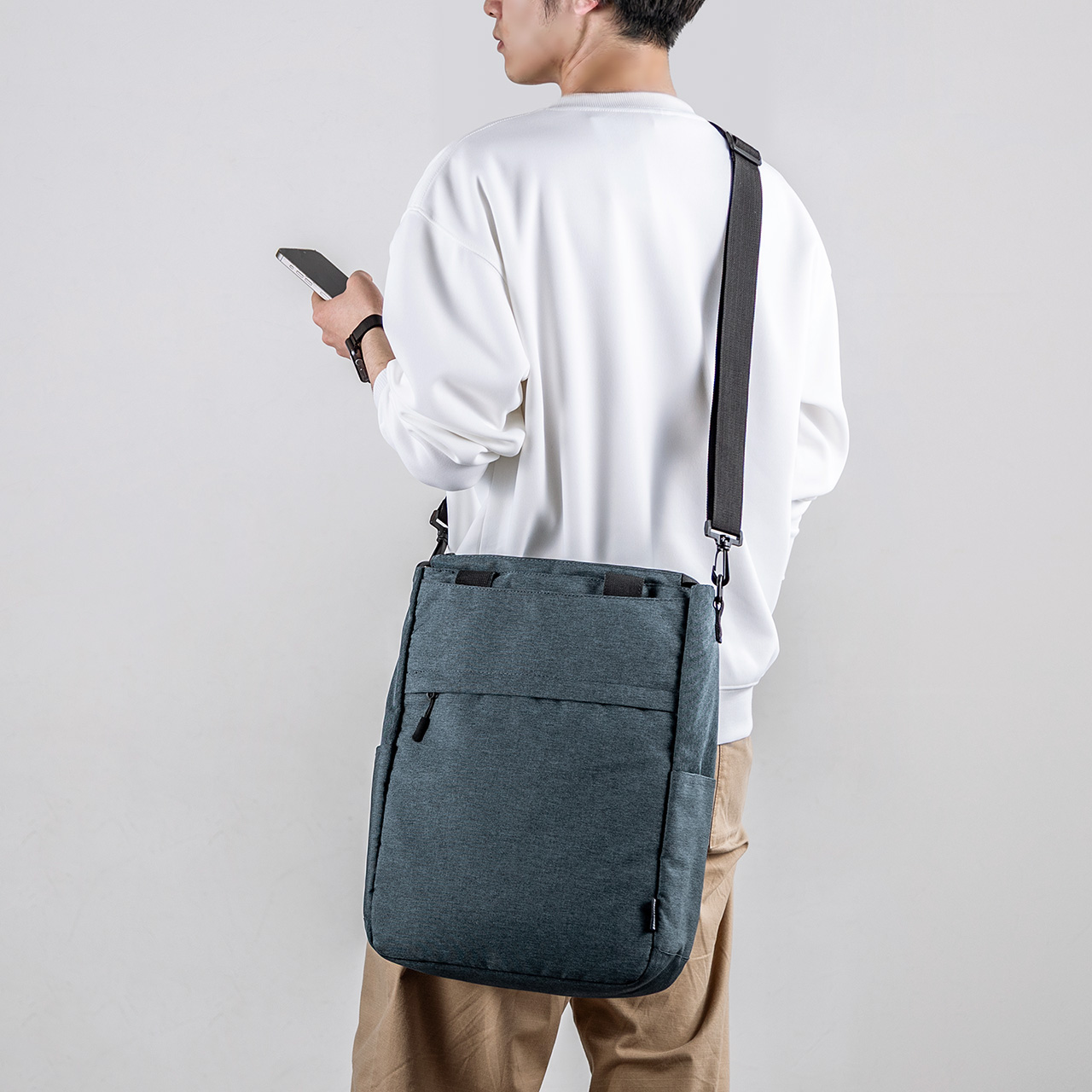 3WAY�g�[�g�o�b�O �X���� �c�� �����b�N / �V�����_�[�o�b�O 14�C���` PC���[ �ʊw �ʋ� �J�W���A�� ���@�\ �����Y �r�W�l�X �e�� 15L A4���[ �l�C�r�[