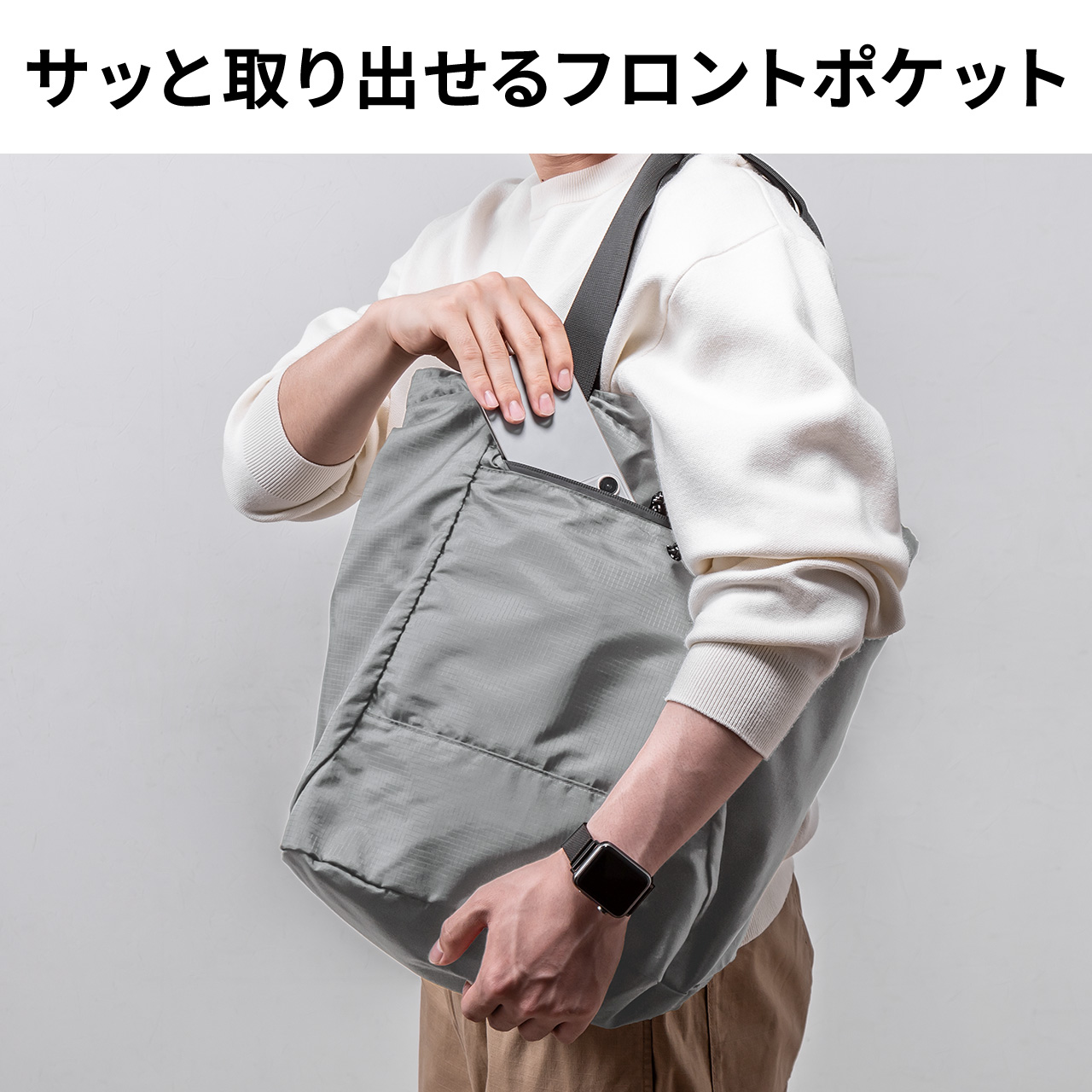 �܂肽���݃����b�N & �g�[�g�o�b�O �}�C�o�b�O �R���p�N�g �G�R�o�b�O �T�u�o�b�O 22L ���� �y�� ���@�\ �O���[