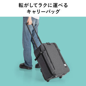 キャリーリュック キャリーバッグ 2WAY 機内持ち込み 大容量 35L