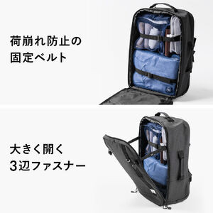 キャリーリュック キャリーバッグ 2WAY 機内持ち込み 大容量 35L 