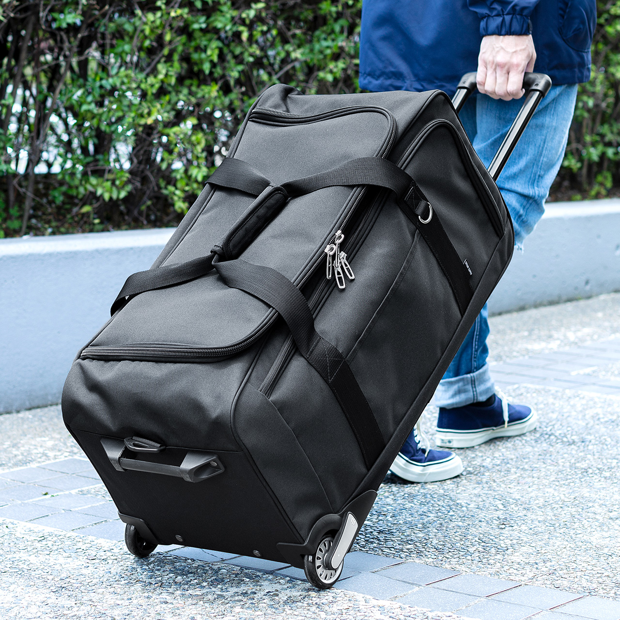 サムソナイト ボストンキャリーバッグ ブラック - 旅行用バッグ