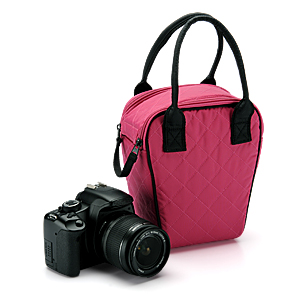 わけあり在庫処分 デジタル一眼レフ用カメラケース 女性向けおしゃれなカメラバッグ ピンク 0 Bg013p
