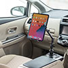 車載タブレットアーム（ドリンクホルダー設置・iPad対応） 200-CAR043