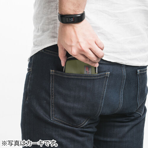 スマートキーケース 鍵 スマートキー 2個収納 カード2枚収納 外側ポケット キーリング付き ベージュ 200-CAR054BG