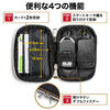 スマートキーケース 鍵 スマートキー 2個収納 カード2枚収納 外側ポケット キーリング付き ベージュ 200-CAR054BG