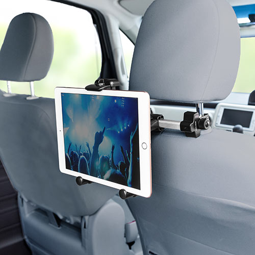車載タブレットホルダー ヘッドレスト固定型 後部座席用 iPadホルダー