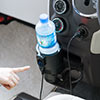 保温保冷 車載ドリンクホルダー シガー電源 12V車専用 ペットボトル アルミ スチール缶 温度表示
