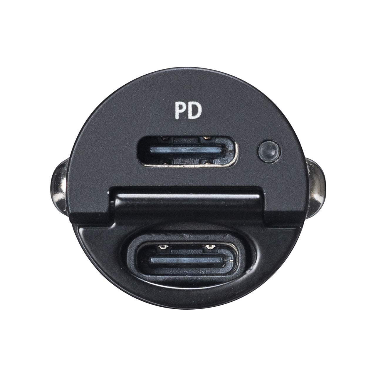 カーチャージャー USB Type-C×2 USB PD30W 5V/2.4A シガーソケット USB 充電器 200-CAR088C