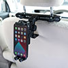 タブレット車載ホルダー ヘッドレスト固定型 後部座席用 動画視聴 7～12.9インチ iPad 各社タブレット対応