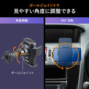 Amazon.co.jp: 【充電範囲アップ】車載ワイヤレス充電器 JOYROOM
