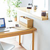 【家具セール】ケーブルボックス タップボックス 木製 小型 ケーブル収納 タップ収納 スマホスタンド ライトブラウン