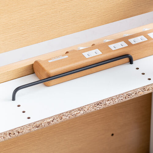 ルーター収納ボックス ケーブルボックス コンセント収納ボックス 配線隠し 配線整理 木製 スリム 壁面収納 幅65cm ライトブラウン 200-CB041LM