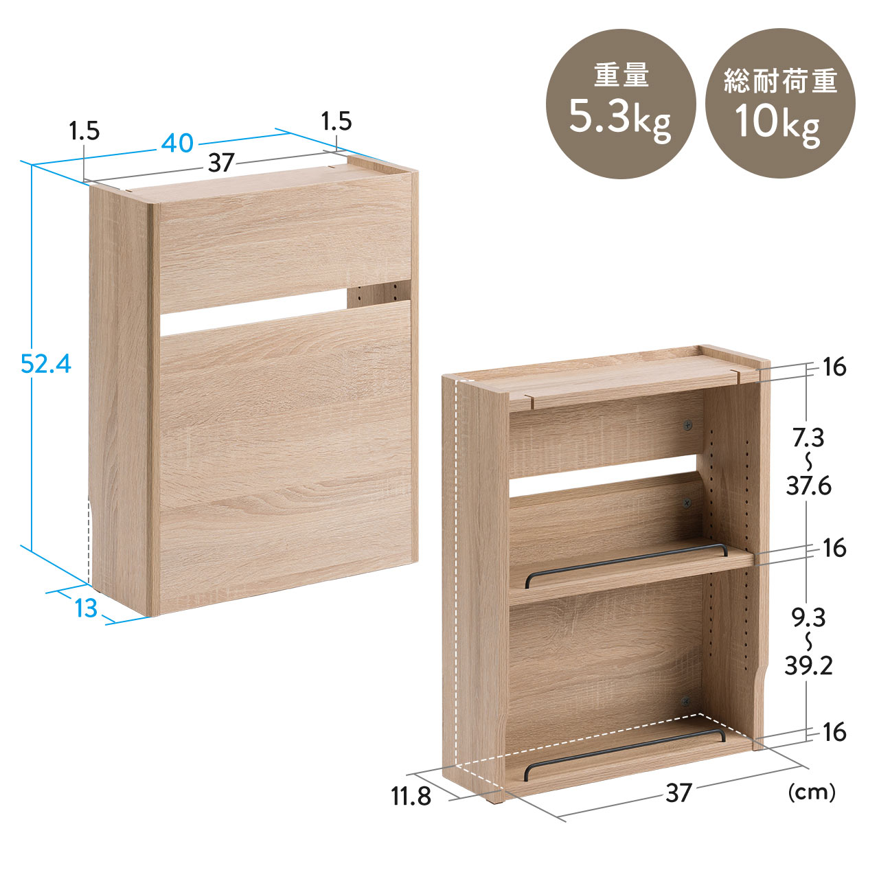 [^[[{bNX P[u{bNX 40cm 52.4cm [dXe[V ^[^[ Wi-Fi f t ؐ 2i CguE 200-CB061LM