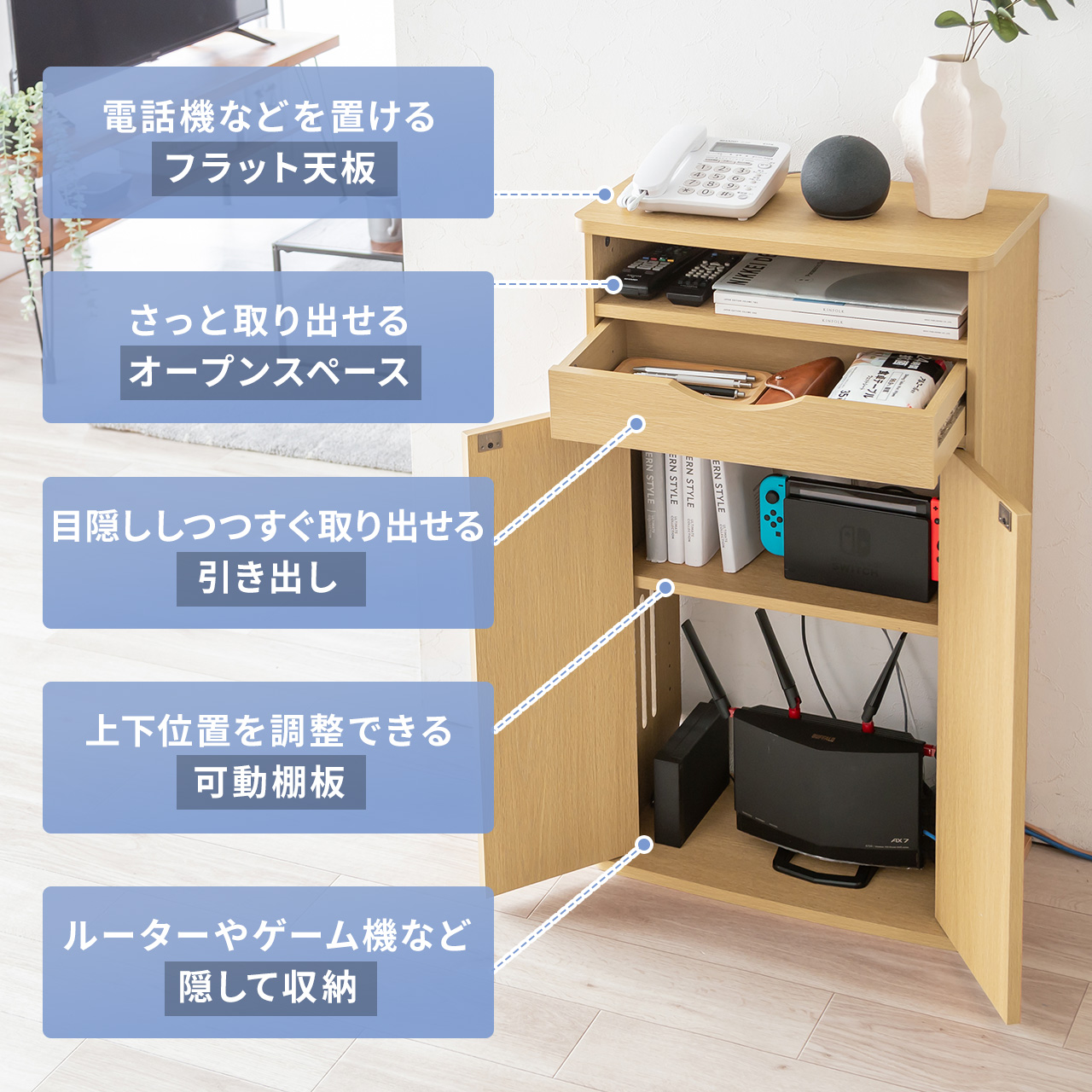 BRILLIANT WAVE 本体 及びコード類　箱付 サンワダイレクト本店 サンワサプライ【オフィス・PC周辺通販】